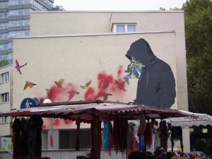 Defacement creating palimpsests